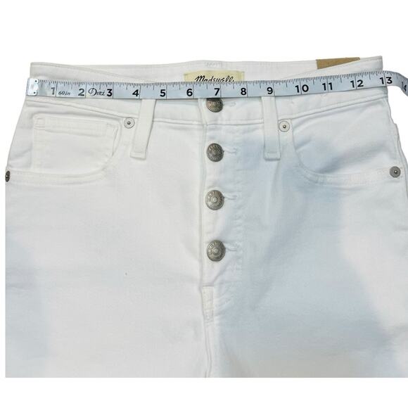 Madewell curvy high-rise skinny crop jeans Button front edition Sz 25 NWT - Picture 13 of 16